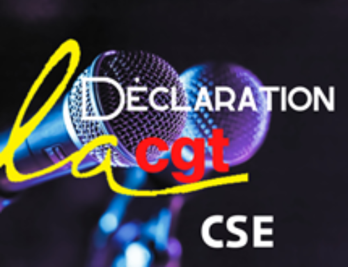 Déclaration CGT au CSE du 26 Septembre